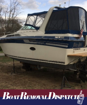 Danvers Massachusetts Boat Removal Dispatch