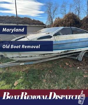 Maryland Upper Marlboro Old Boat Removal