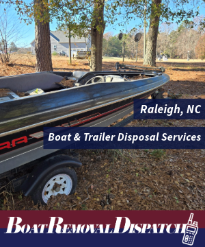 Raleigh, North Carolina Boat Removal