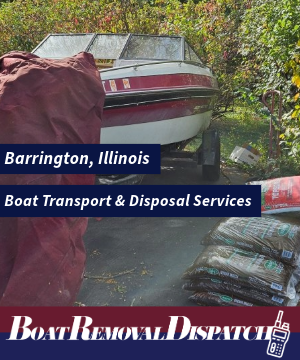 Barrington Illinois Junk Boat Demolition