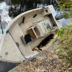 Boat Disposal Tow by Water 5-15ft Boat