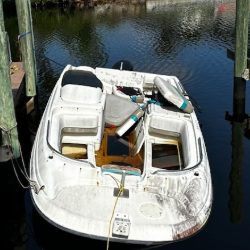 Junk Boat Disposal with water tow 15-20ft Boat