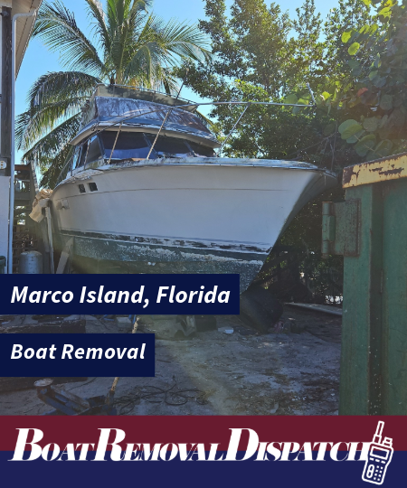 Marco Island Florida Junk Boat Removal