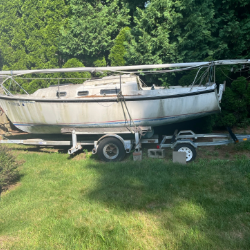 Sailboat and Trailer Disposal 20-25ft Boat