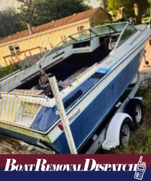 Columbia SC Fiberglass Boat Removal Dumpster Service