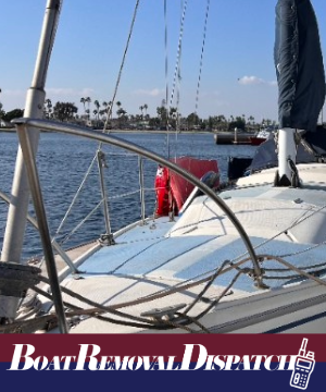 Long Beach California Sailboat Removal