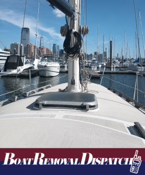 Jersey City, New Jersey Marina Boat Removal